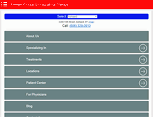Tablet Screenshot of premiertherapy4u.com